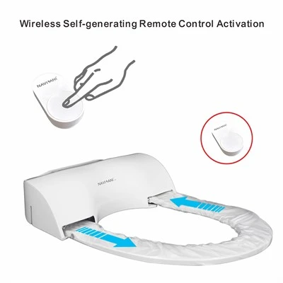Automatic One Time Use Clean Turn Toilet Seat Cover | Intelligent Self Clean Tombol Nirkabel Mulai Kursi Toilet NS301B